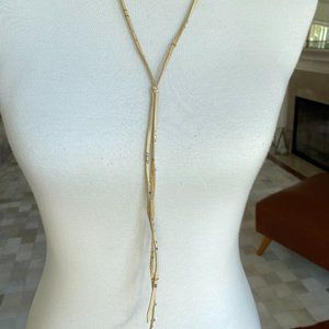 New Authentic Chan Luu Buckskin Leather Strand Nec